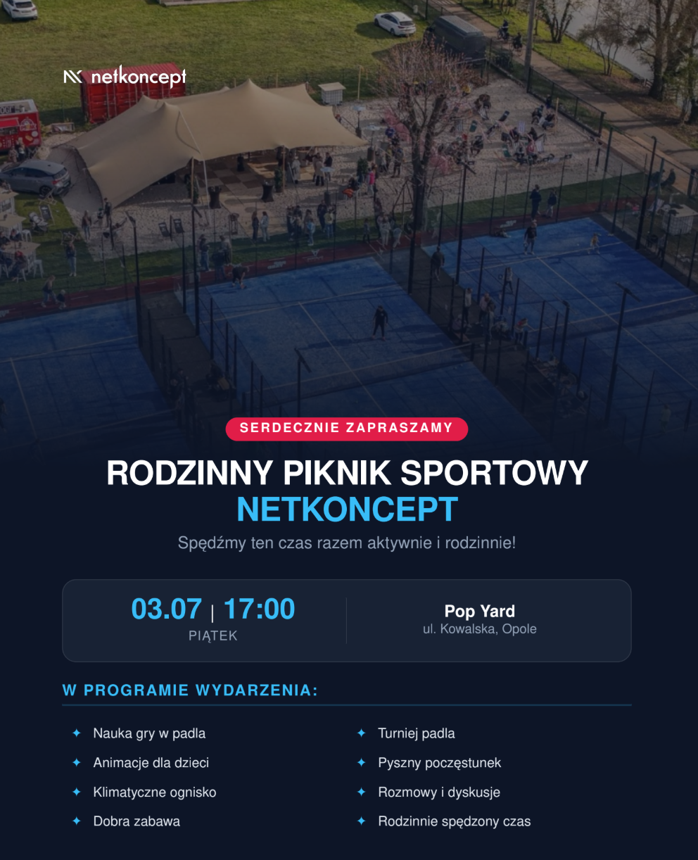 Zdjęcie wydarzenia: Rodzinny piknik sportowy Netkoncept